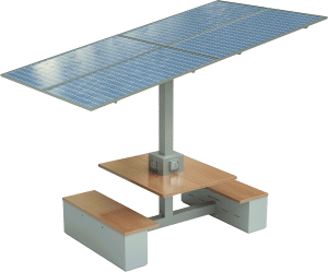 CampusXL Solar Workstation and Charging Solution