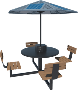 Arbor Carousel Solar Workstation and Charging Solution
