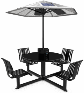 Marquee Carousel Solar Workstation and Charging Solution