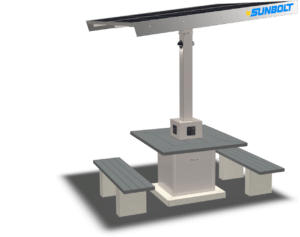 Velocity Solar Workstation and Charging Solution