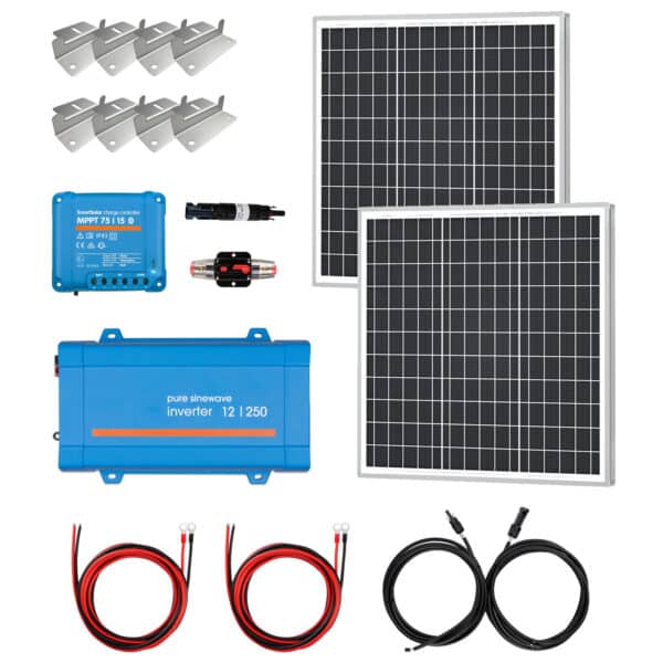 Adventurer 100 Solar Power Kit for Camping, RV, & Charging Devices