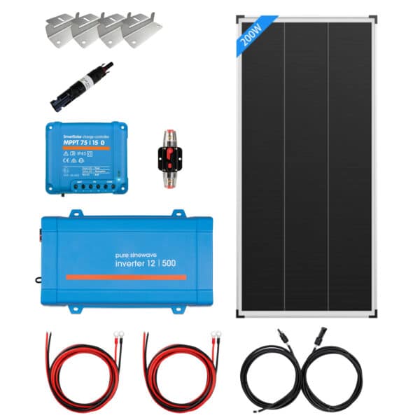 Adventurer 200 Solar Power Kit for Camping, RV, Small Homes & Devices