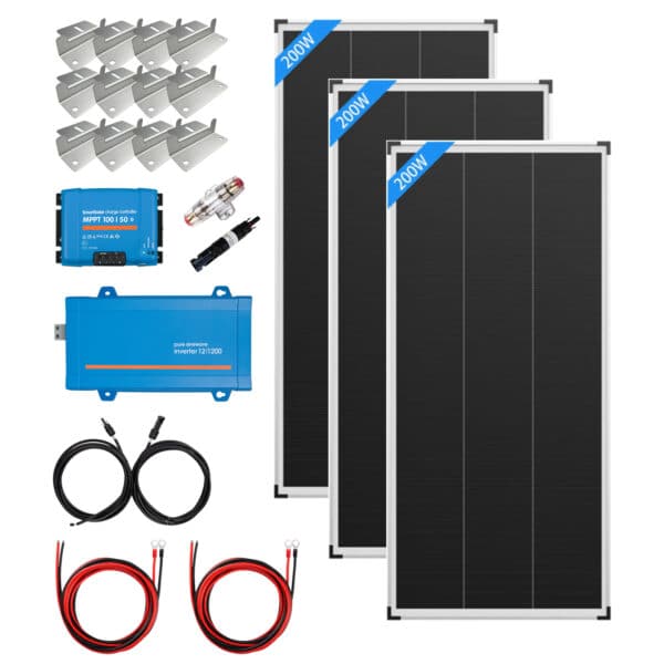 Adventurer 600 Solar Power Kit for Camping, RV, Small Homes & Device Charging